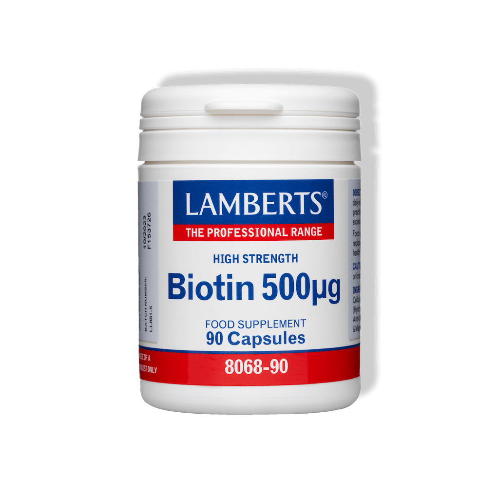 Biotiin (vitamiin B7) 500 μg - Lamberts Eesti