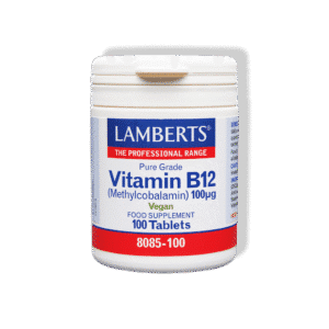 Tootepilt | B12-vitamiin 100 μg | Lamberts Eesti