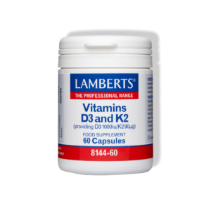 Tootepilt | D-vitamiin 1000 IU (25 μg) ja K2-vitamiin 90 μg | Lamberts Eesti
