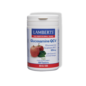 Tootepilt | Glükoosamiin QVC õunaäädika ja kvertsetiiniga 929 mg | Lamberts Eesti