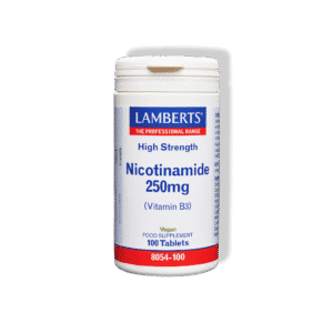 Tootepilt | Niatsiin (B3-vitamiin ehk nikotiinamiid) 250 mg | Lamberts Eesti